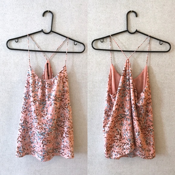 W118 by Walter Baker Tops - W118 Walter Baker Pink Printed Tank